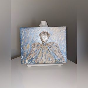 HAND PAINTED HEAVY TEXTURE ANGEL .